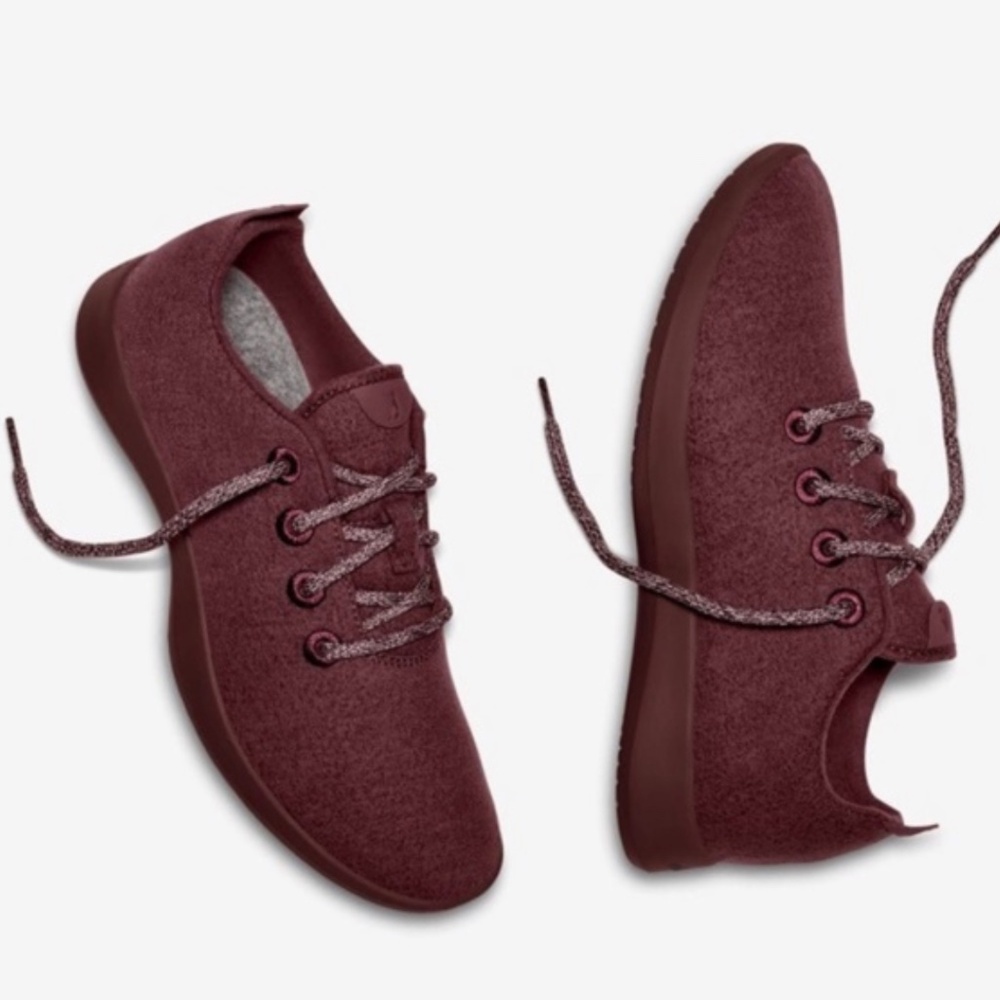 Allbirds Wool Runners Burgundy Sneakers